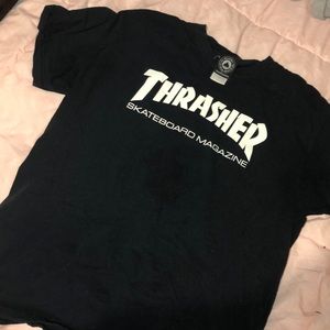 Thrasher Black Tee 🥵